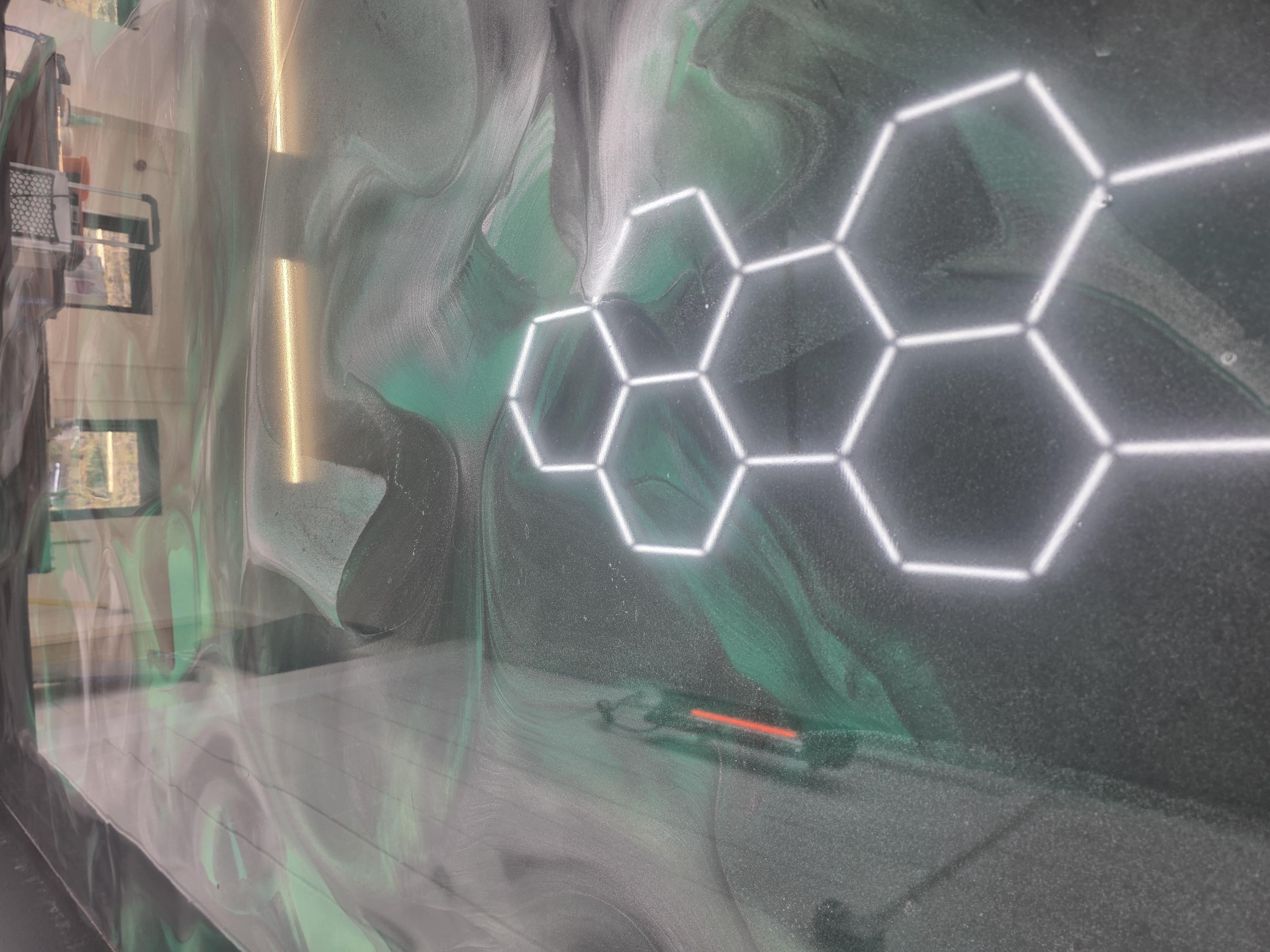 Epoxy flooring detail